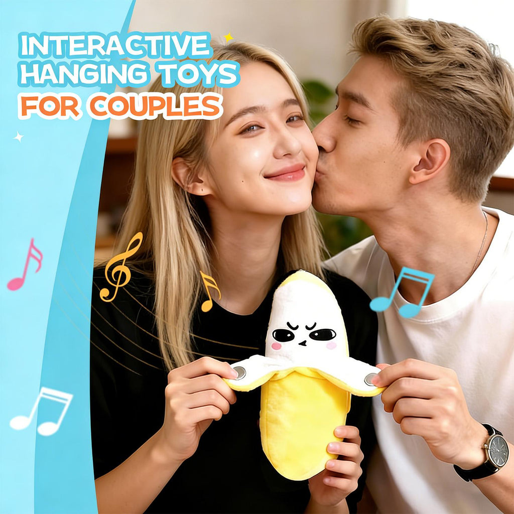 Interactive Music Plush Toy Set – Banana, Strawberry & Carrot Electric Plush Toys for Parent-Child Interaction