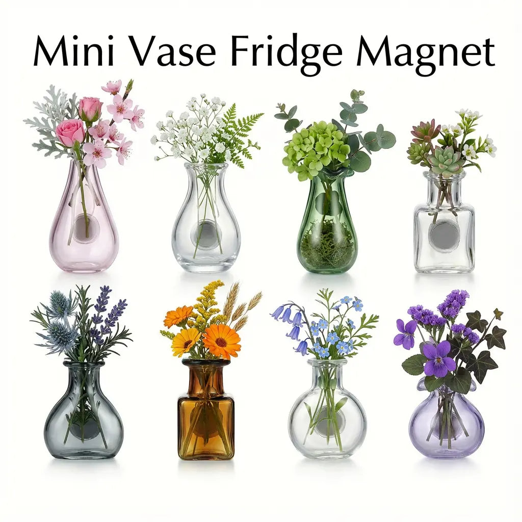 🌺LAST DAY PROMOTION -50% OFF🌺Mini Ceramic Vase Fridge Magnet✨