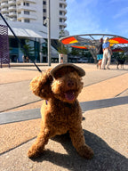 Hairy dog Corduroy cap