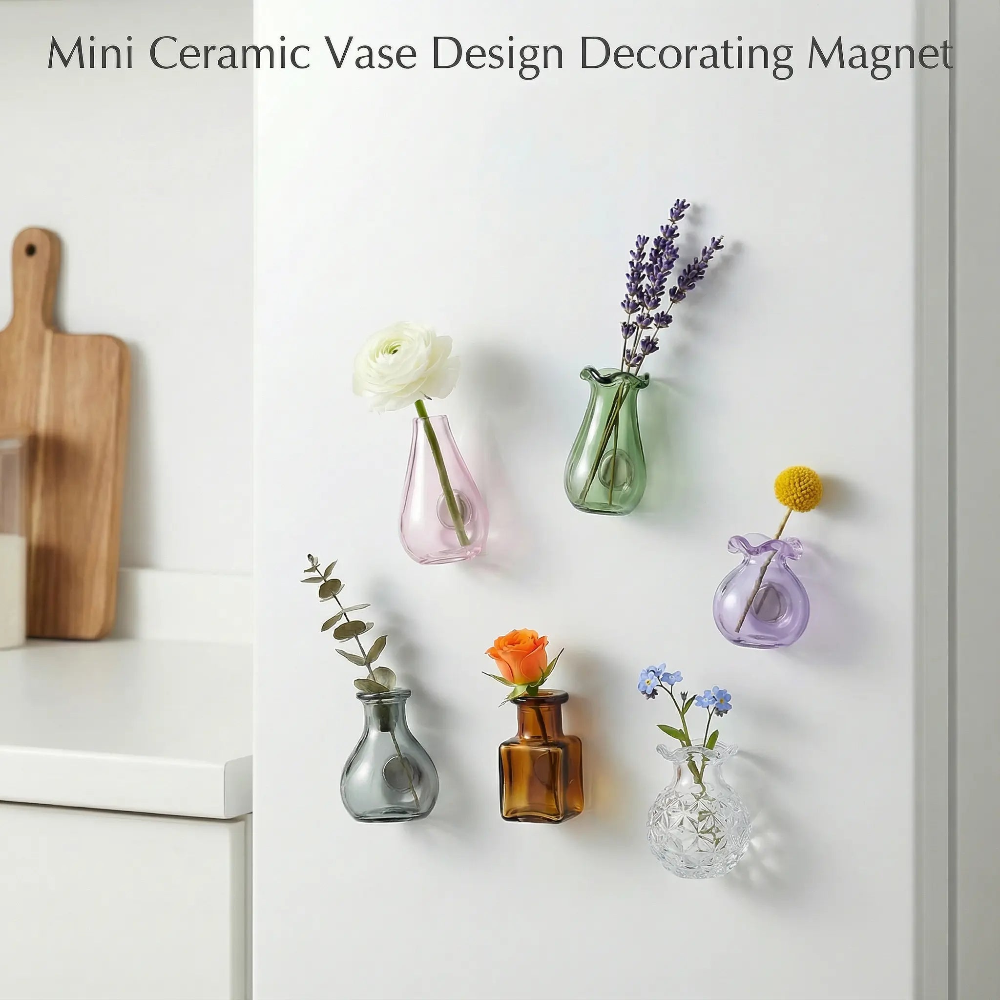 🌺LAST DAY PROMOTION -50% OFF🌺Mini Ceramic Vase Fridge Magnet✨