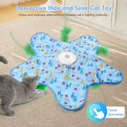 Interactive Unpredicatable Moving Feather Hunting Cat Toy