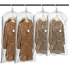 Oubaokki Clear 5-Slot Hanging Garment Dust Cover