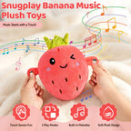 Interactive Music Plush Toy Set – Banana, Strawberry & Carrot Electric Plush Toys for Parent-Child Interaction
