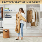 Oubaokki Clear 5-Slot Hanging Garment Dust Cover