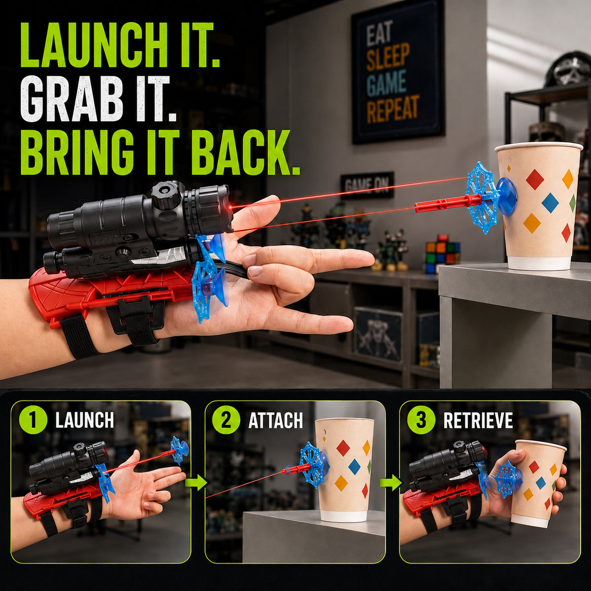 Hero Wrist Launcher – Wearable Action Launcher for Kids