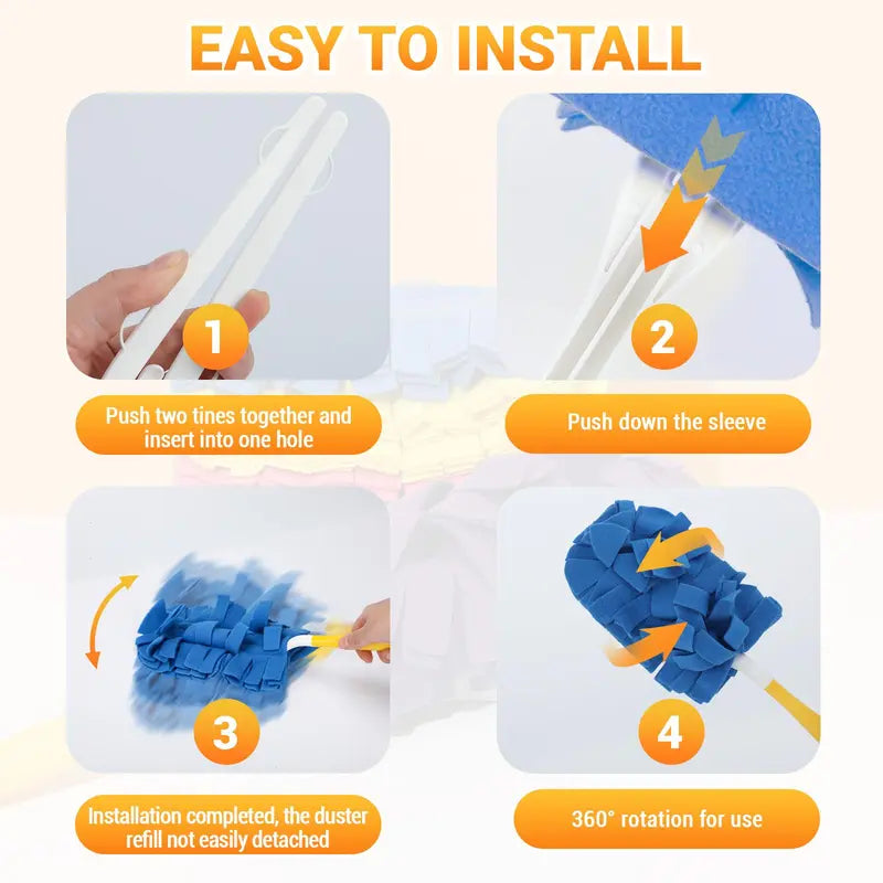 Oubaokki Reusable Electrostatic Duster Refills
