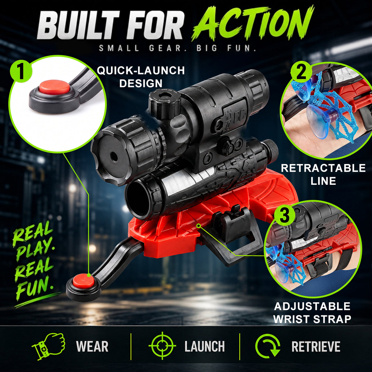 Hero Wrist Launcher – Wearable Action Launcher for Kids