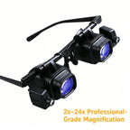 🔥🔥8X 15x 23x Head Wearing Magnifying Glass with LED Light Headband