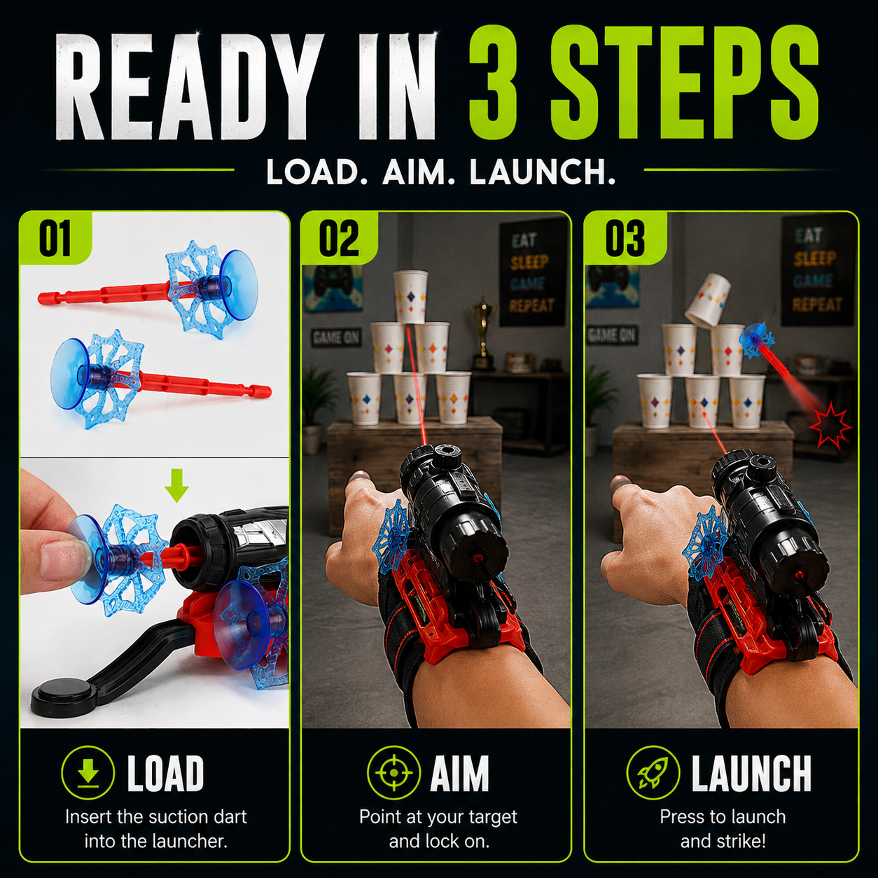 Hero Wrist Launcher – Wearable Action Launcher for Kids