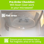 Oubaokki Magnetic Splatter Cover That Stores Inside Your Microwave