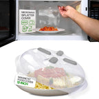 Oubaokki Magnetic Splatter Cover That Stores Inside Your Microwave
