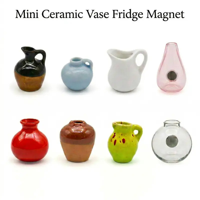 🌺LAST DAY PROMOTION -50% OFF🌺Mini Ceramic Vase Fridge Magnet✨
