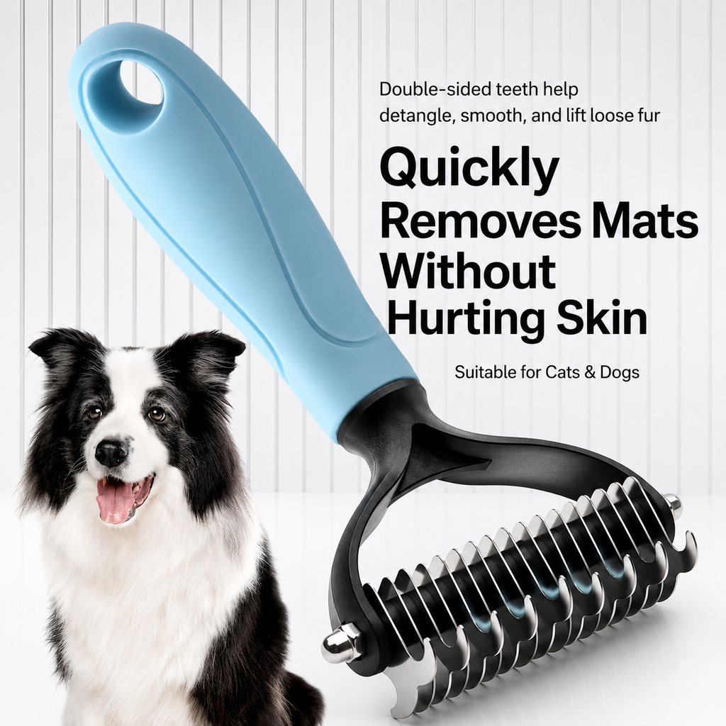 Gentle Pet Grooming Brush