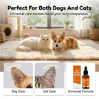 Natural Dog & Cat Ear Drop for Itching & Wax Build-Up
