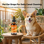 Natural Dog & Cat Ear Drop for Itching & Wax Build-Up