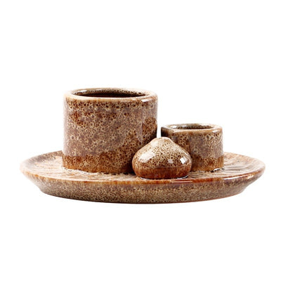Premium Ceramic Palo Santo and Incense Ritual Tray