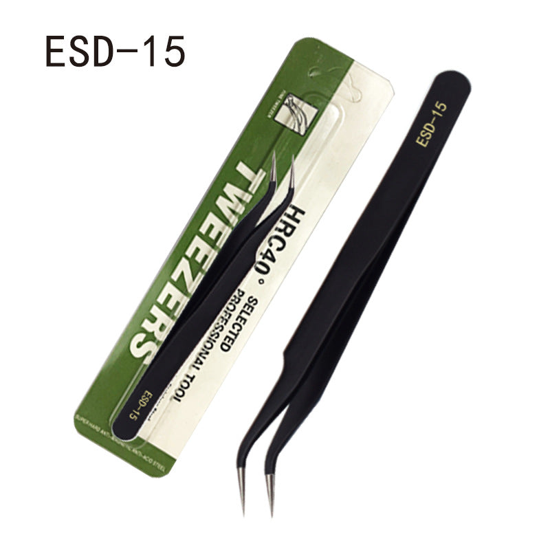 Anti-Static Precision Tweezers for Electronics, Jewelry & Watch Repair