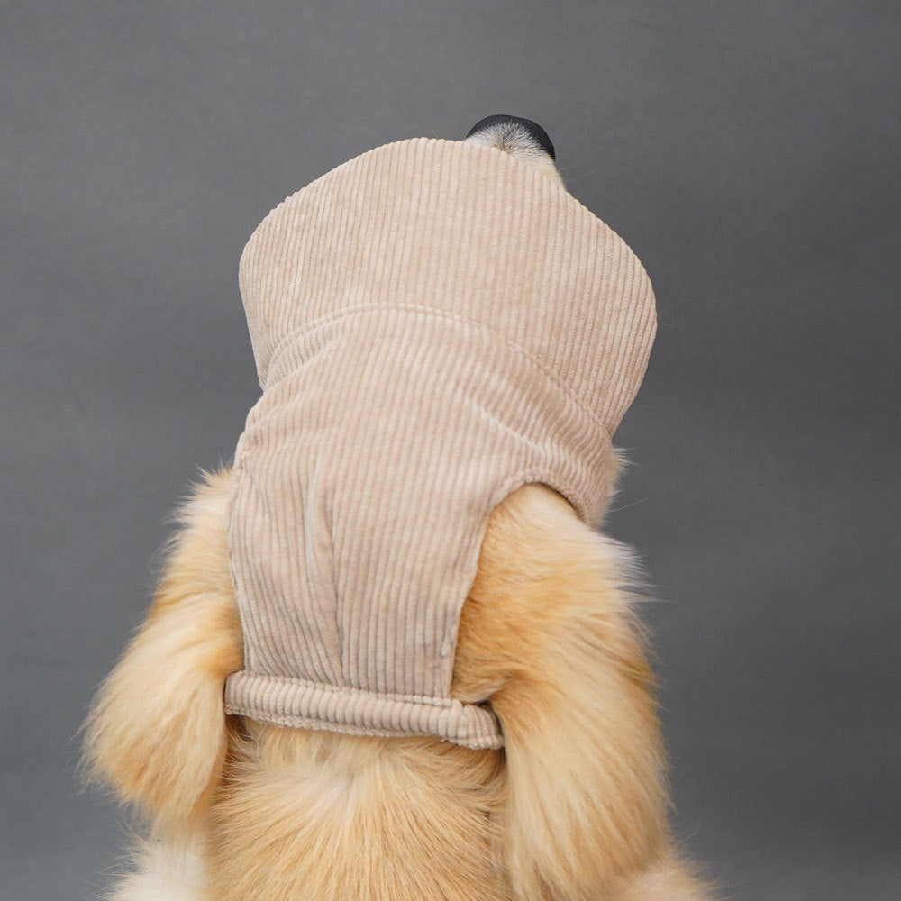 Hairy dog Corduroy cap