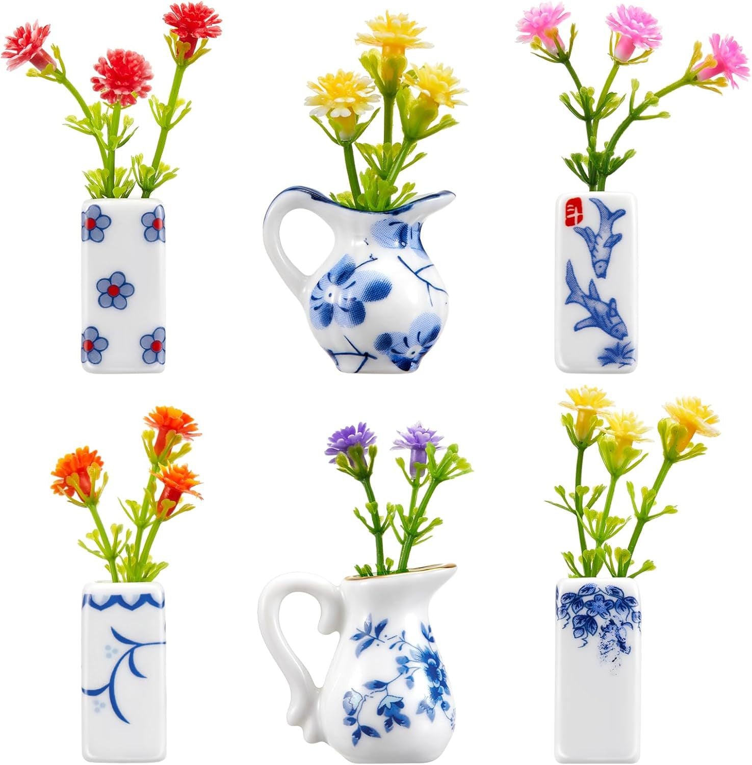 🌺LAST DAY PROMOTION -50% OFF🌺Mini Ceramic Vase Fridge Magnet✨
