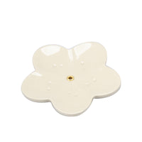 Minimalist Cement Incense Holder - Floral Series