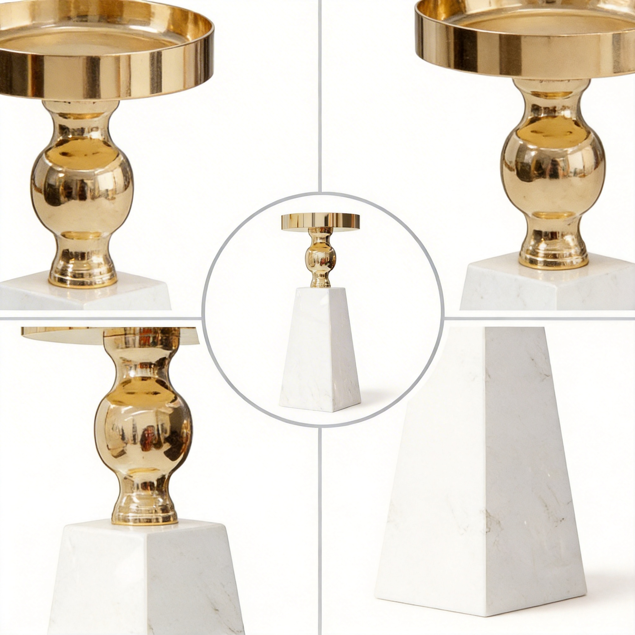 Minimalist Nordic Marble Candle Holder