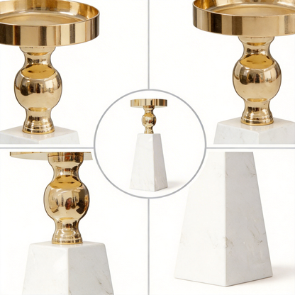 Minimalist Nordic Marble Candle Holder