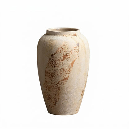 Vintage Wabi-Sabi Mottled Ceramic Vase Collection