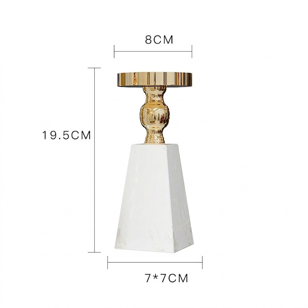 Minimalist Nordic Marble Candle Holder