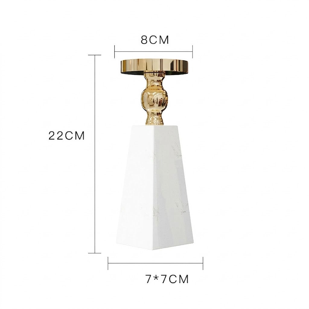 Minimalist Nordic Marble Candle Holder